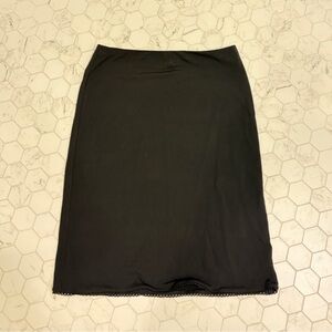 DKNY 90s Black midi Skirt